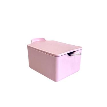 Imagem de Açucareiro Elegance 250ml Com Colher Sofisticado Porta Açucar - Microm