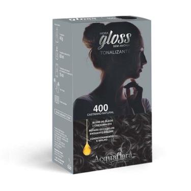 Imagem de Tonalizante Hidra Gloss 400 Castanho Natural - Acquaflora