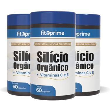 Imagem de Kit 3x Silício Orgânico + Vitaminas C E 60 Cápsulas