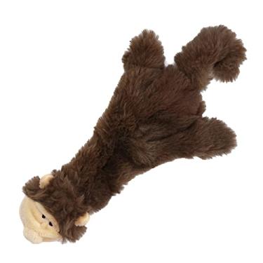 Imagem de Brinquedo divertido 2 em 1 para cães com enchimento de pele da Best Pet Supplies – Macaco, pequeno