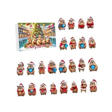 Imagem de oshhni Contagem regressiva de Natal Surpresa Calendário do Advento de Natal Prêmio Sala de Aula Decoração de Calendário de Natal Calendário do, a Set