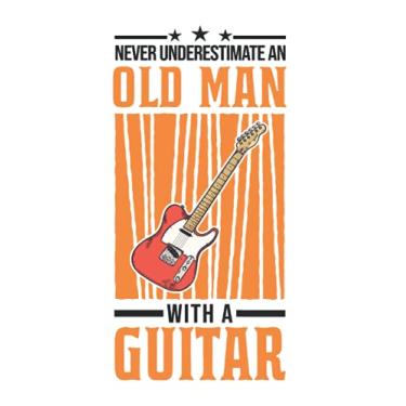 Imagem de Gitarre Tagesplaner: Gitarrist Alter Mann Gitarre Bassgitarre/Kalender 2022 / Wochenplaner Tagesplaner Planer/Planungsbuch To-Do-Liste / 6x9 Zoll / 100 ausfüllbare Seiten