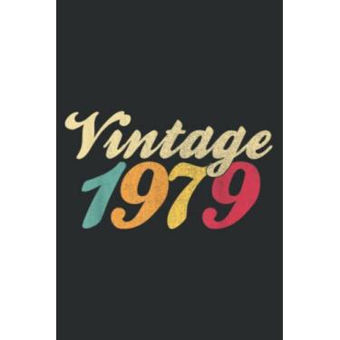 Imagem de 43Rd Birthday Gift Vintage 1979 Family Classic Men Women Art: DOG JOURNAL - 6" x 9", 120 Pages: Matte Finish Cover, Diary, Planner, Journal, Lined College Ruled Paper.