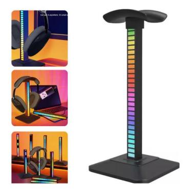 Imagem de Suporte Fone De Ouvido Headset Headphone Efeitos Rgb Gamer - Inboxmobi