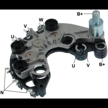 Imagem de Ponte retificadora 85Ah 12V Vw Polo 2004 a 2014 Gauss