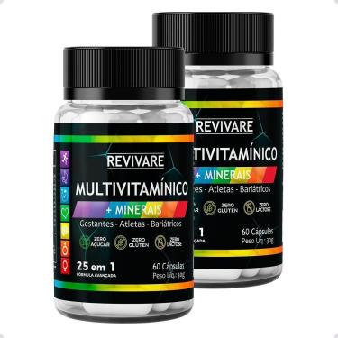 Imagem de Kit 2x Multivitamínico Minerais 25 em 1 60Caps-Unissex