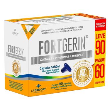 Imagem de Fortgerin AZ + Ômega (90 Cápsulas)-Unissex