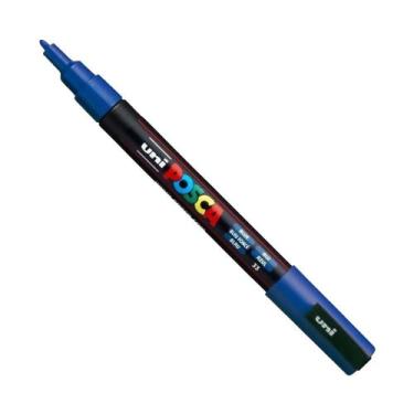 Imagem de Caneta Posca PC-3M UniBall Unidade, Azul