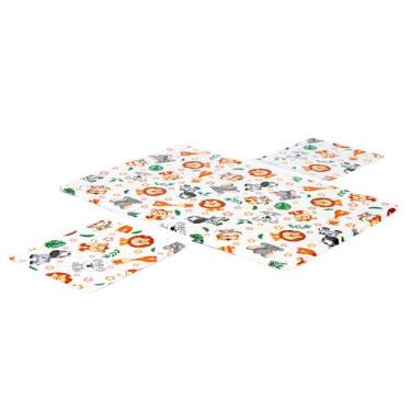 Imagem de Trocador de Fraldas Portátil  Impermeável com Bolsos - Safari - Assenc