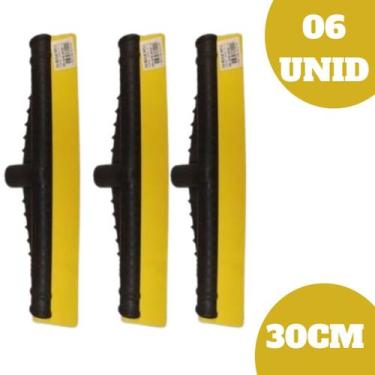 Imagem de 06 Unids Rodo Duplo 30cm Sem Cabo Atacado Faxina Limpeza Kit