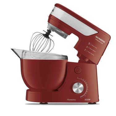 Imagem de Batedeira Planetária Mondial Vermelho 500W BP01PR