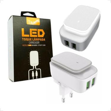 Imagem de Carregador Adaptador Universal Portátil Ultra Rápido 12w Com 2 Saida U