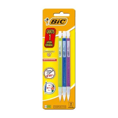 Imagem de Lapiseira BIC Shimmers 0,7mm, Corpo Colorido Brilhante, Borracha na Ponta, Multicor, Embalagem Leve 3 Pague 2, 891945