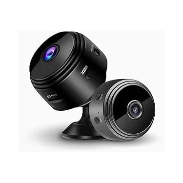 Imagem de Mini Câmera de Segurança Wi-Fi Full HD 1080p com Visão Noturna Infravermelha e Detecção de Movimento – Câmera Espiã Sem Fio para Monitoramento Interno