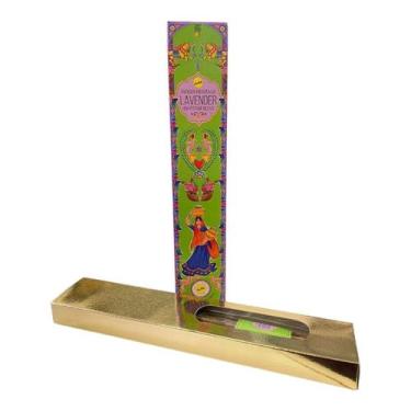 Imagem de Incenso Indian Heritage Lavanda Massala Caixa C 9 Varetas - Lua Místic