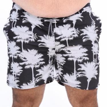 Imagem de Shorts Bermuda Masculino Tendência para o verão - Broken Rule, Preto, 