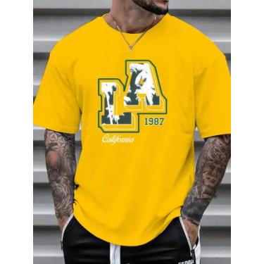 Imagem de Camiseta Masculina California Manga Curta Lançamento Moderna - METHODI