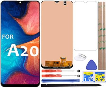 Imagem de iFixmate Para tela LCD A20, tela sensível ao toque, digitalizador, 6,4 polegadas (preto) para Samsung Galaxy A20 A205 SM-A205F/DS SM-A205U A205FN A205GN/DS A205YN A205G/DS SM-A205W