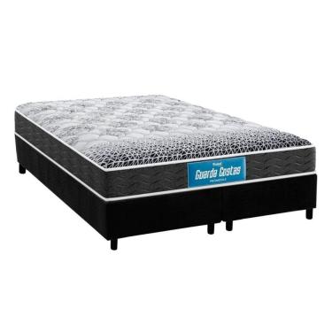 Imagem de Cama Box King: Colchão Ortopédico Probel D28/Ep Guarda Costas Prómiddle + Base Black(193X203)