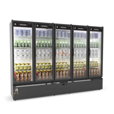 Imagem de Auto Serviço Vanguard Resfriados 5 Porta 0 A 7 ºc Asvr5ppb Preto/branco 220v - Refrimate 220v