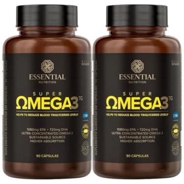 Imagem de Kit 2 Super Omega 3 Tg 1000mg Essential Nutrition 90 Cápsulas