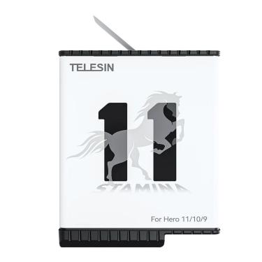 Imagem de Bateria Stamina 1720mah Para Câmeras Gopro 12-11-10-9 - Telesin