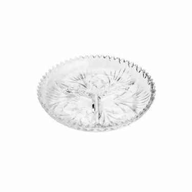 Imagem de Petisqueira 3 Divisórias De Cristal Alberta 22×3,5cm Lyor