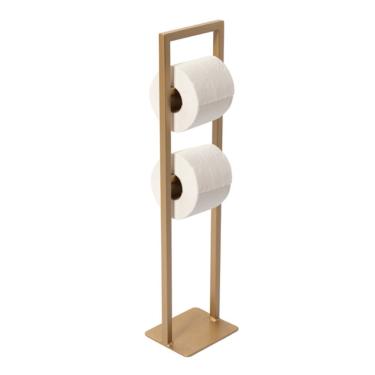 Imagem de Porta Papel Higiênico Estilo Industrial Dourado