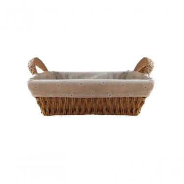 Imagem de Bandeja Acafate Em Fibra Natural P 24x18x8cm - Mek