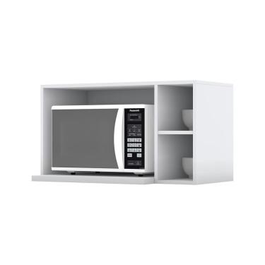 Imagem de Armário Aéreo Micro-ondas Americana Branco - Móveis Henn Branco