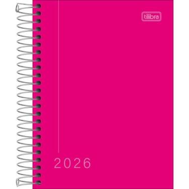 Imagem de Agenda 2024 Pepper Rosa Capa Dura Espiral 160 Folhas Pacote com 4 - Ti