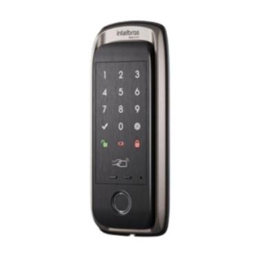 Imagem de Fechadura Inteligente INTELBRAS MFD 2020, Senha, Biometria e Aplicativ