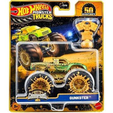 Imagem de Hot Wheels - 1:64 - Gunkster - Monster Truck Trophy Champion - Mattel,