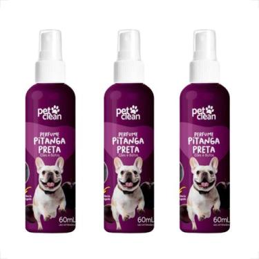Imagem de Kit 3 Perfume Pitanga Preta Pet Clean - 60mL