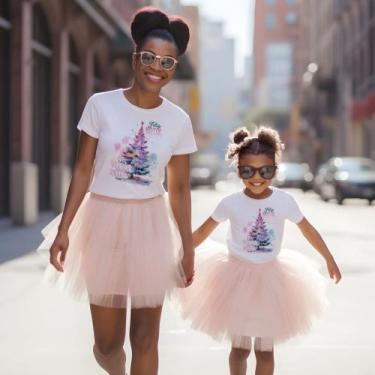 Imagem de Kit mãe e filha personalizada - Kit mae e filha personalizada, Rosa, P
