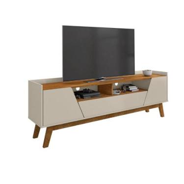 Imagem de Rack Florença Off White Nature 2075888 Bechara - Móveis Bechara