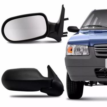 Imagem de Retrovisor Uno Flex 2006 2007 2008 2009 2010 Sem Controle 4 Portas - U