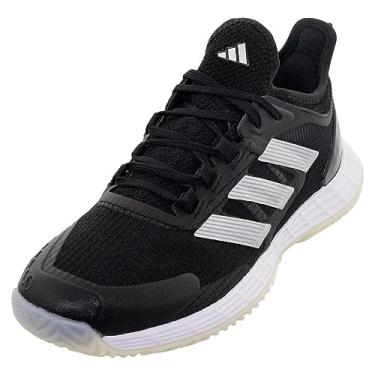 Imagem de adidas Tênis feminino Adizero Ubersonic 4.1, Núcleo Preto/Prata Metálico/Calçado Branco 1, 5