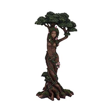 Imagem de Nemesis Now Ornamento de estatueta de árvore feminina com espírito de árvore da mãe natureza, 30,7 cm, marrom