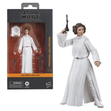 Imagem de Boneco Princess Leia Organa Star Wars Black Series Hasbro