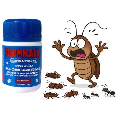 Imagem de Formicasa Mata Baratas Formigas Insetos Aniquila Ninho Baraticida Natu