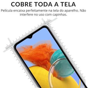 Imagem de Película Para M14 Compatível Samsung Galaxy Vidro Temperado 3d Cobertura Total