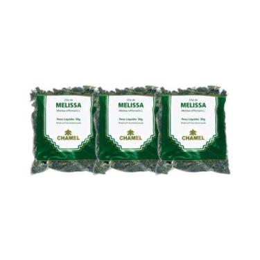 Imagem de Kit 3x Chá Pacote Melissa Folhas 30g - CHAMEL