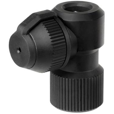 Imagem de Topeak Inflador Nano AirBooster L CO2 – Design de alumínio CNC ultracompacto, compatível com Presta e Schrader, em forma de L para fácil acesso, 12,6 g leve, compatível com cartucho rosqueado de 16 g