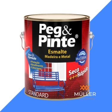 Imagem de Tinta Esmalte Sintético Brilhante Metal Madeira 3,6L Eucatex - Peg Pin