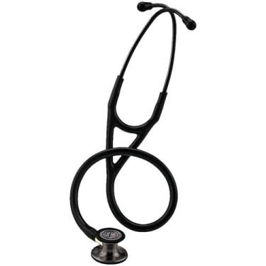 Imagem de Estetoscópio Littmann Cardiology IV Preto & Smoke Alto Polimento e Con