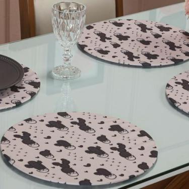 Imagem de Capa de Sousplat Avulso Sala Jantar 35cm Redondo Sem Base Mdf - Enxova