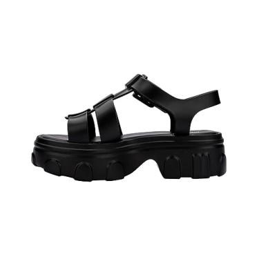 Imagem de Melissa Ella Platforms para mulheres, Preto, 40