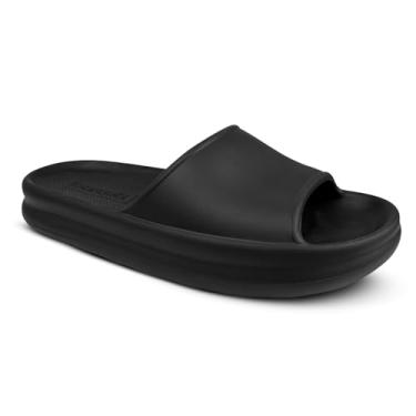 Imagem de Chinelo Feminino Ortop�dico Boaonda Vibe Slide Super Leve (Preto, BR, Adulto, Num�rico, 34)