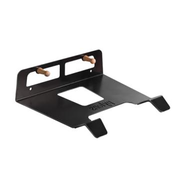 Imagem de simhoa Suporte de parede para bicicleta, gancho para armazenamento, prateleira resistente para garagem, galpão interno, mountain bike, escritório doméstico, Preto